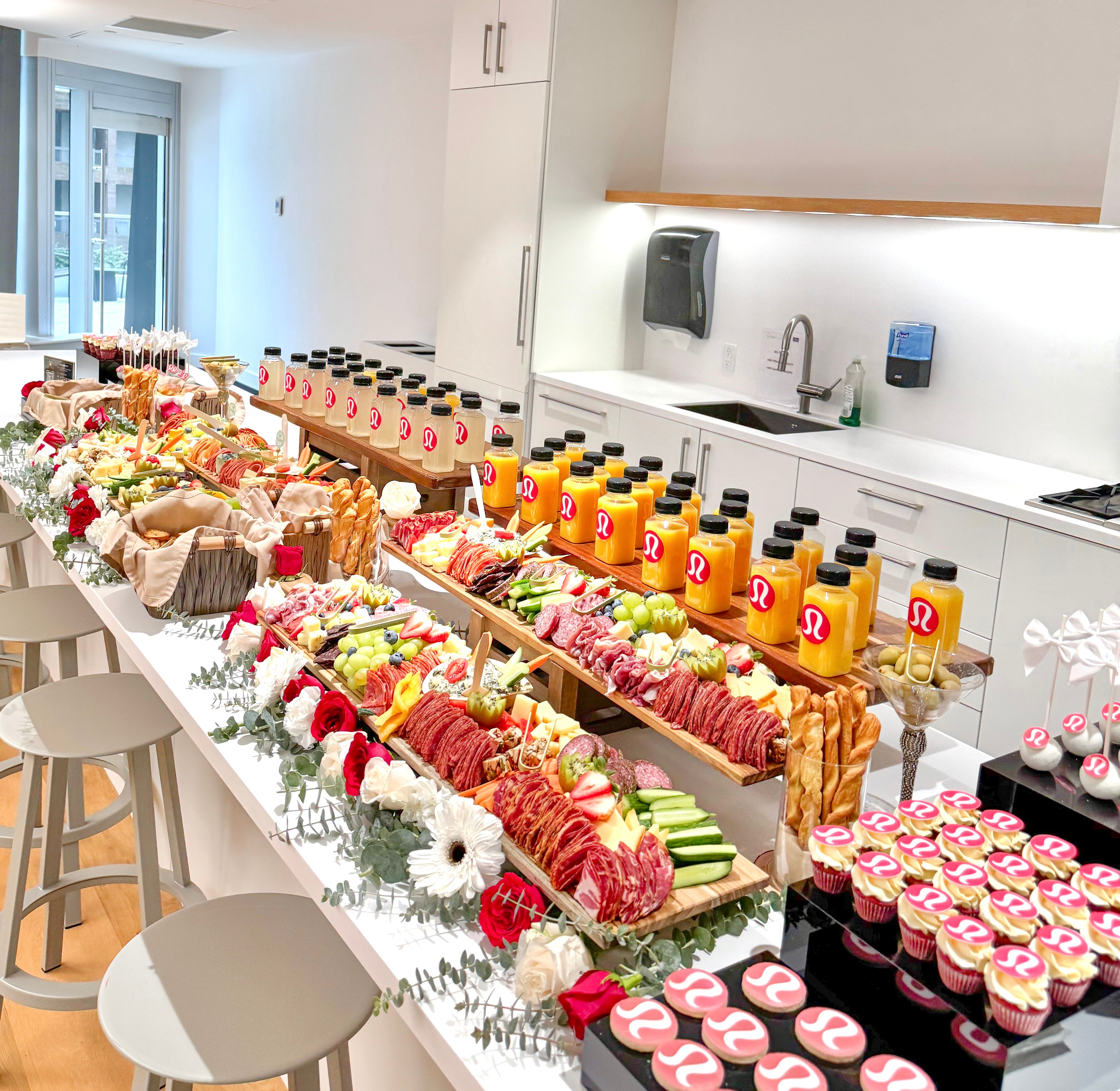 Custom Catering for Corporate Icons: Luxe Bites x Lululemon