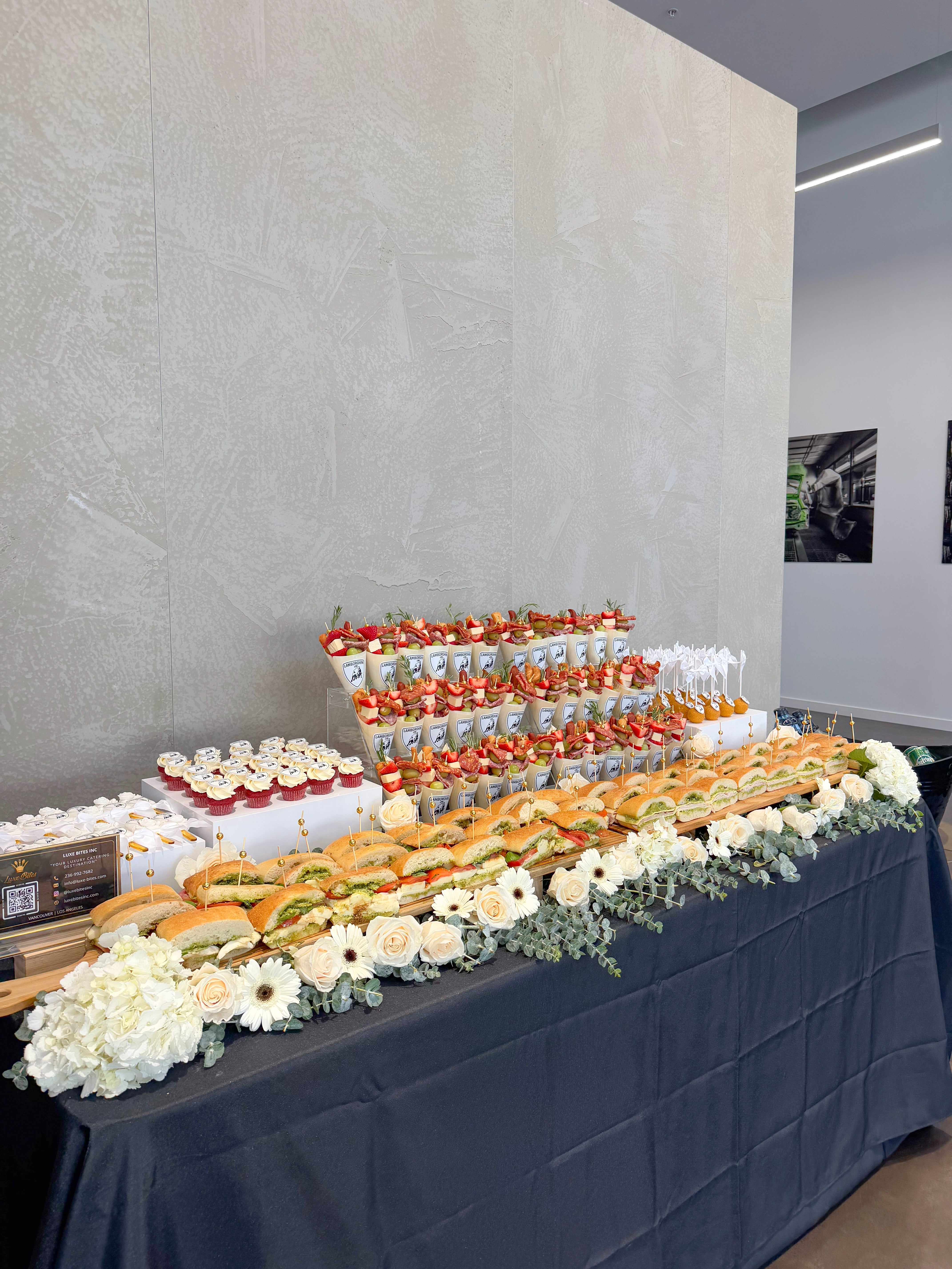 Luxury Event Catering at Lamborghini Vancouver
