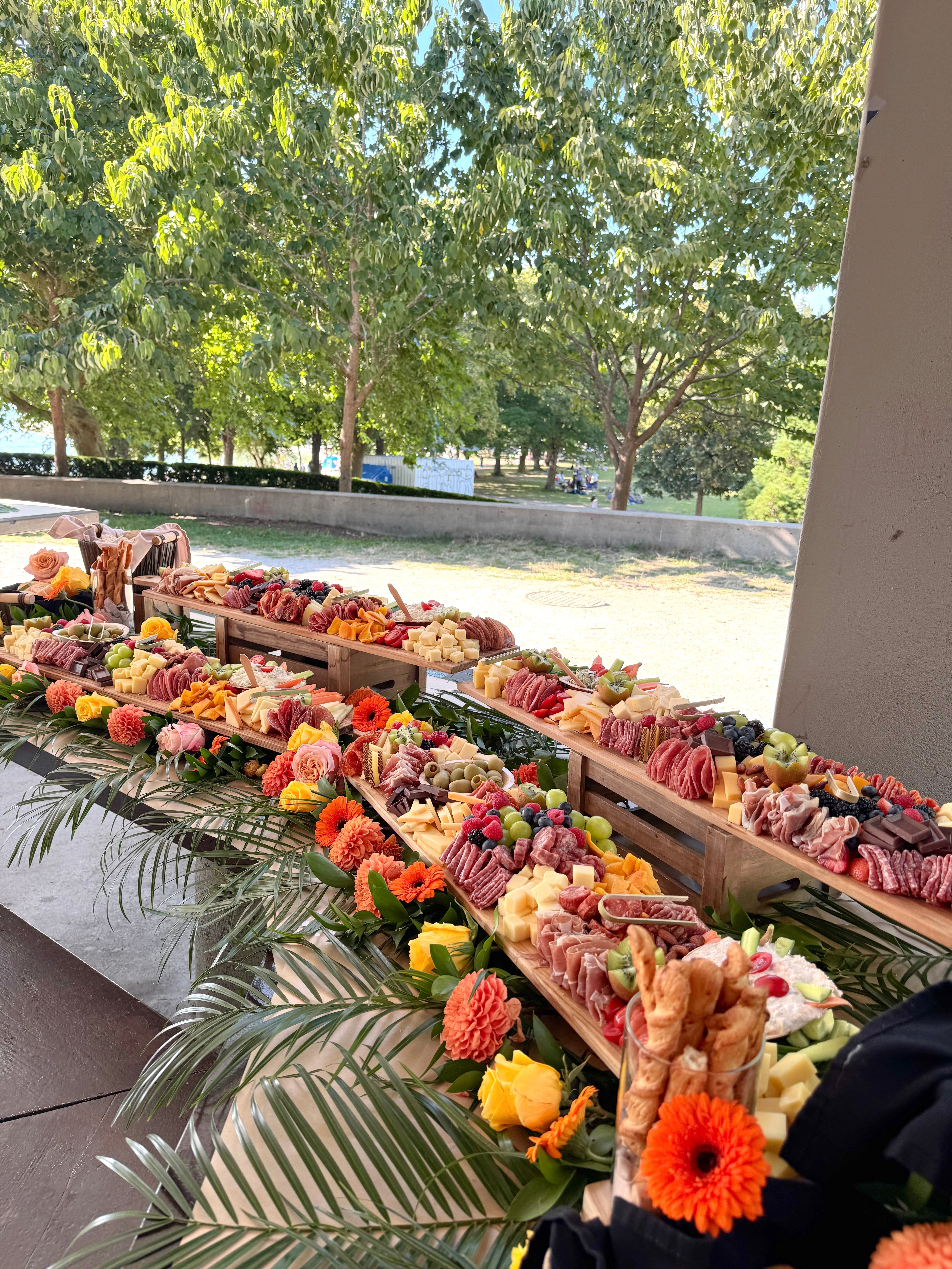 Tropical Grazing Table Bliss for the Perfect After-Wedding Party