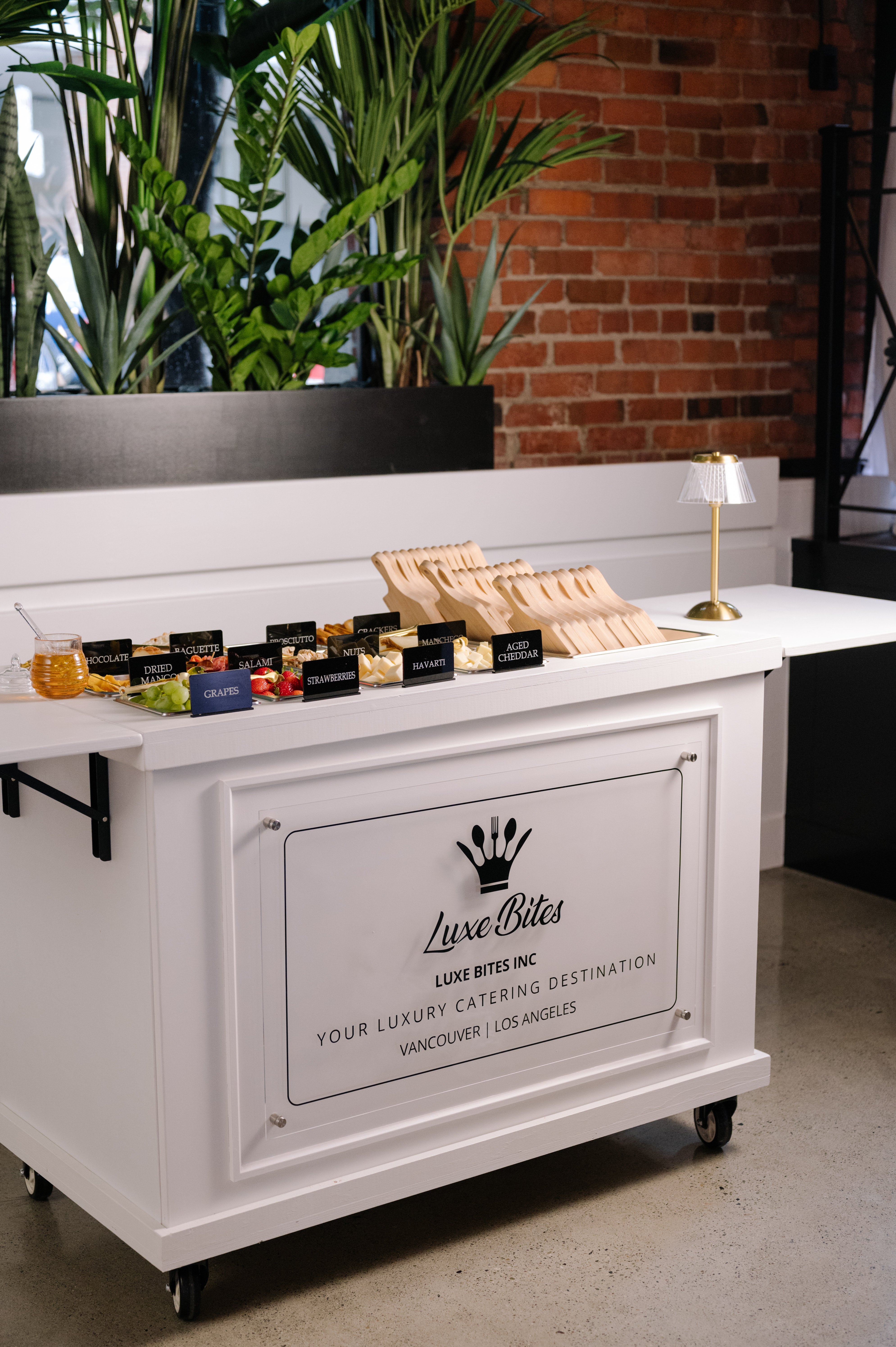 Dessert and Candy Catering Cart