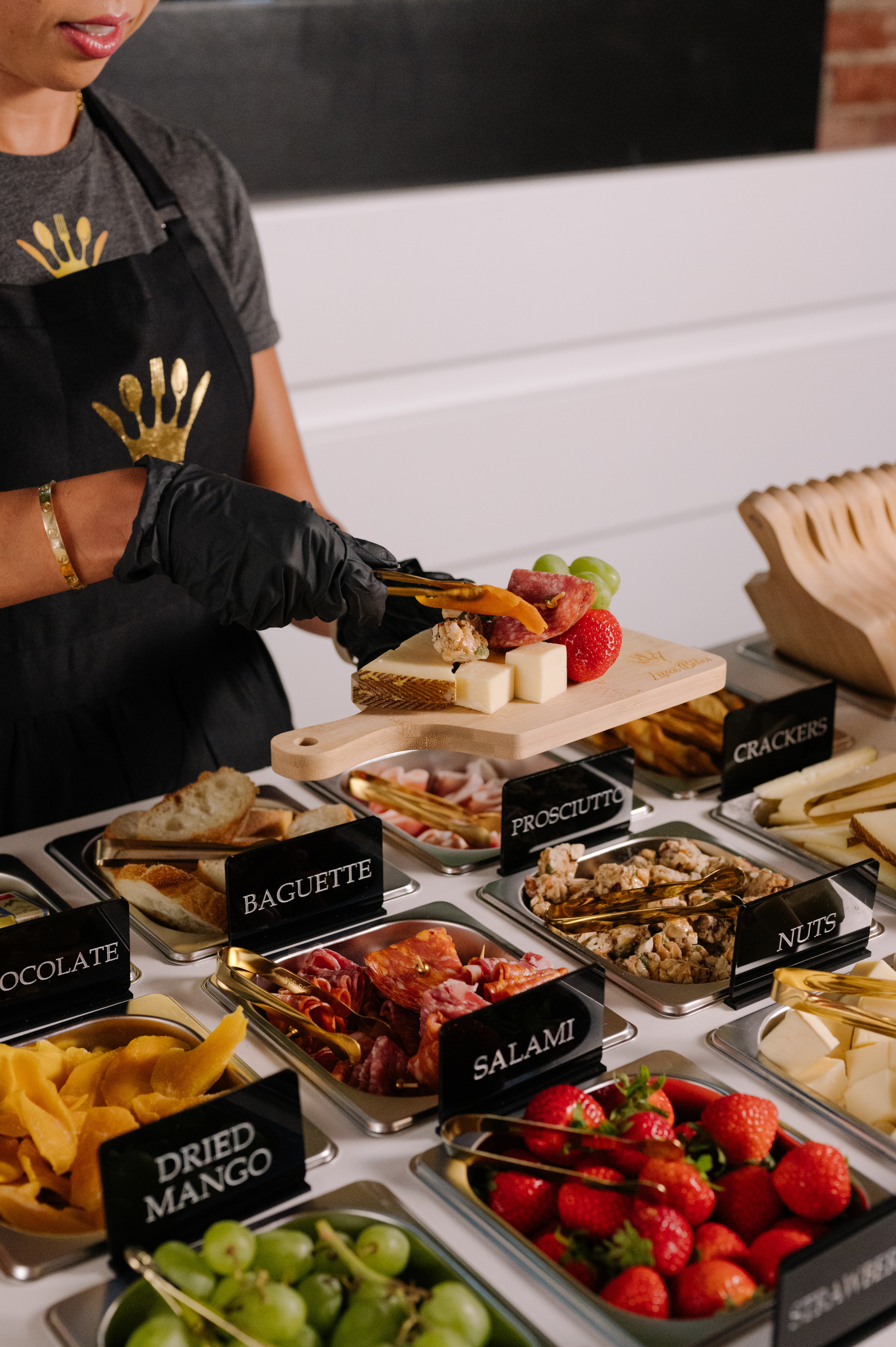 Charcuterie Catering Cart