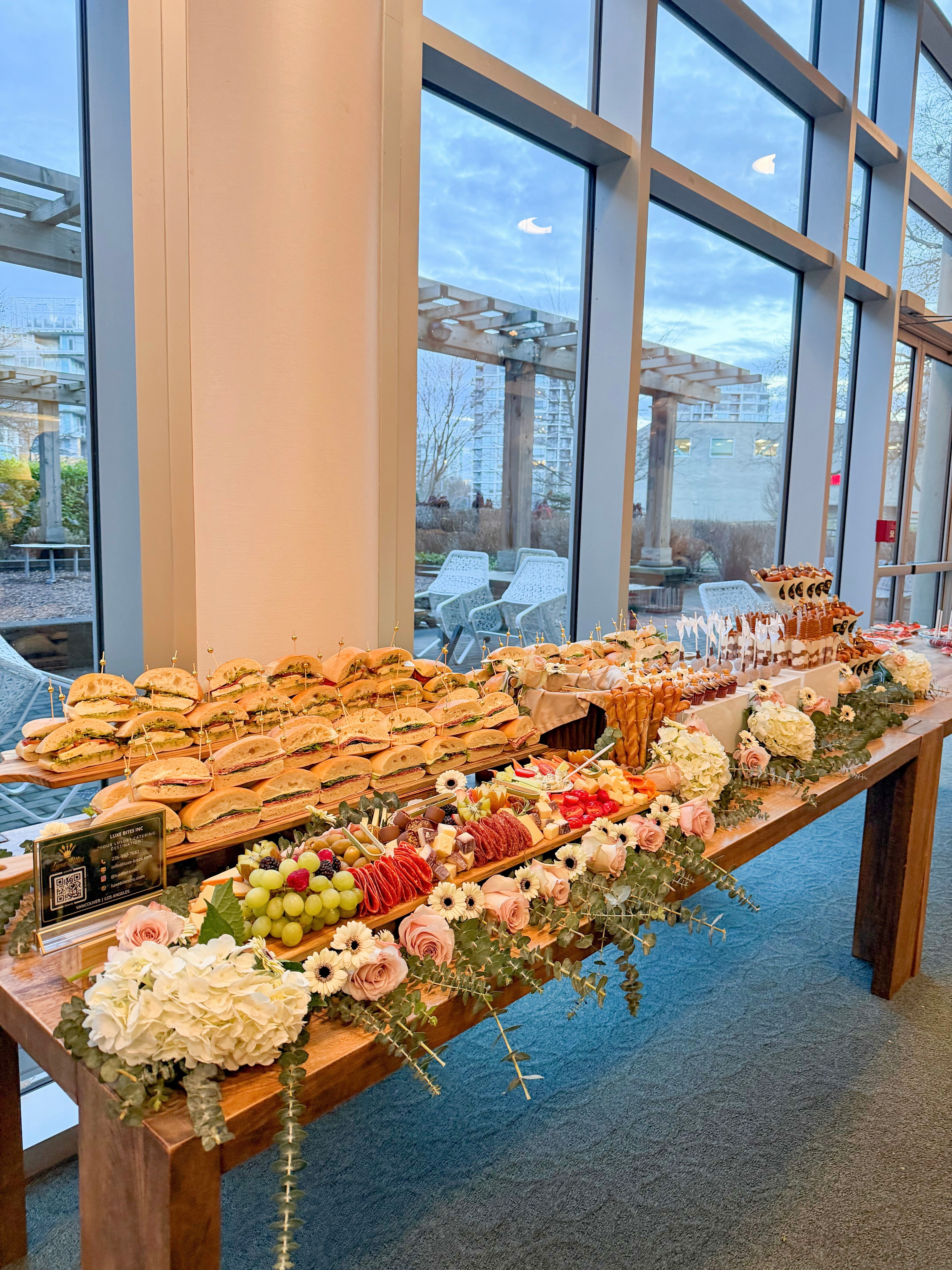 Looking for baby shower catering in Vancouver or Surrey? Luxe Bites offers luxury grazing tables, dessert tables, and custom catering for baby showers.