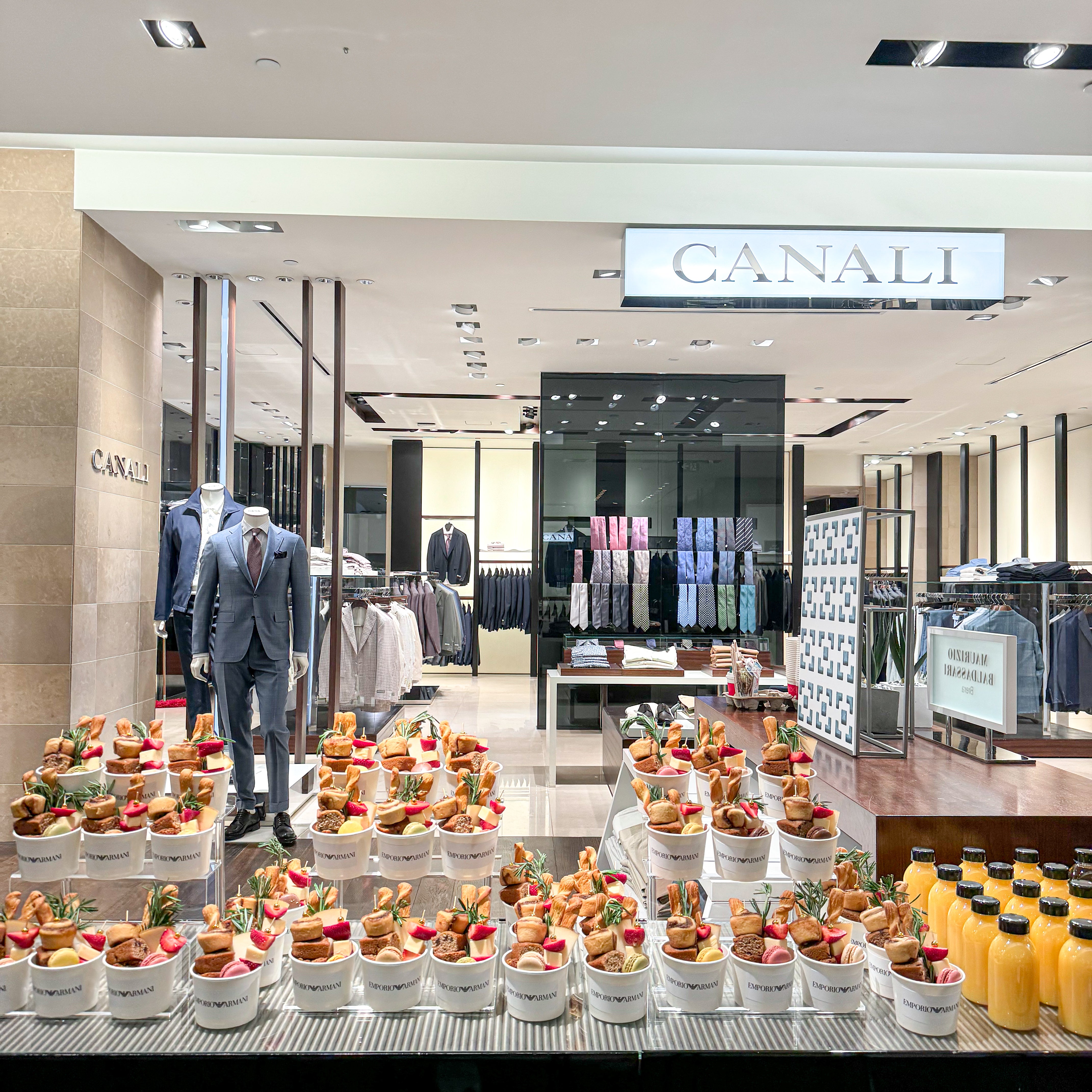 Emporio Armani x Luxe Bites: Elevate Your Event with Couture Catering and Co-Branding!