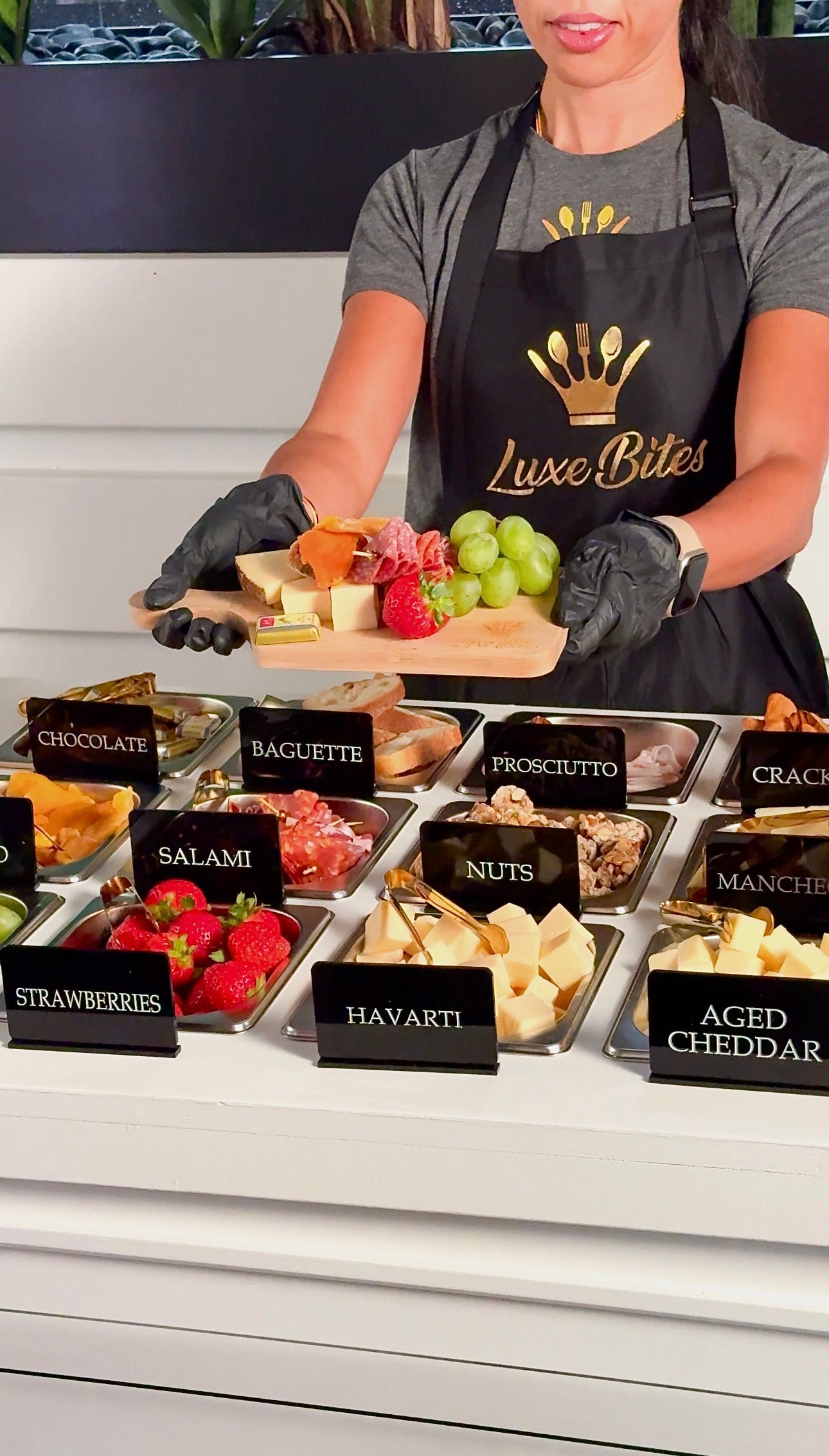 charcuterie cart custom catering