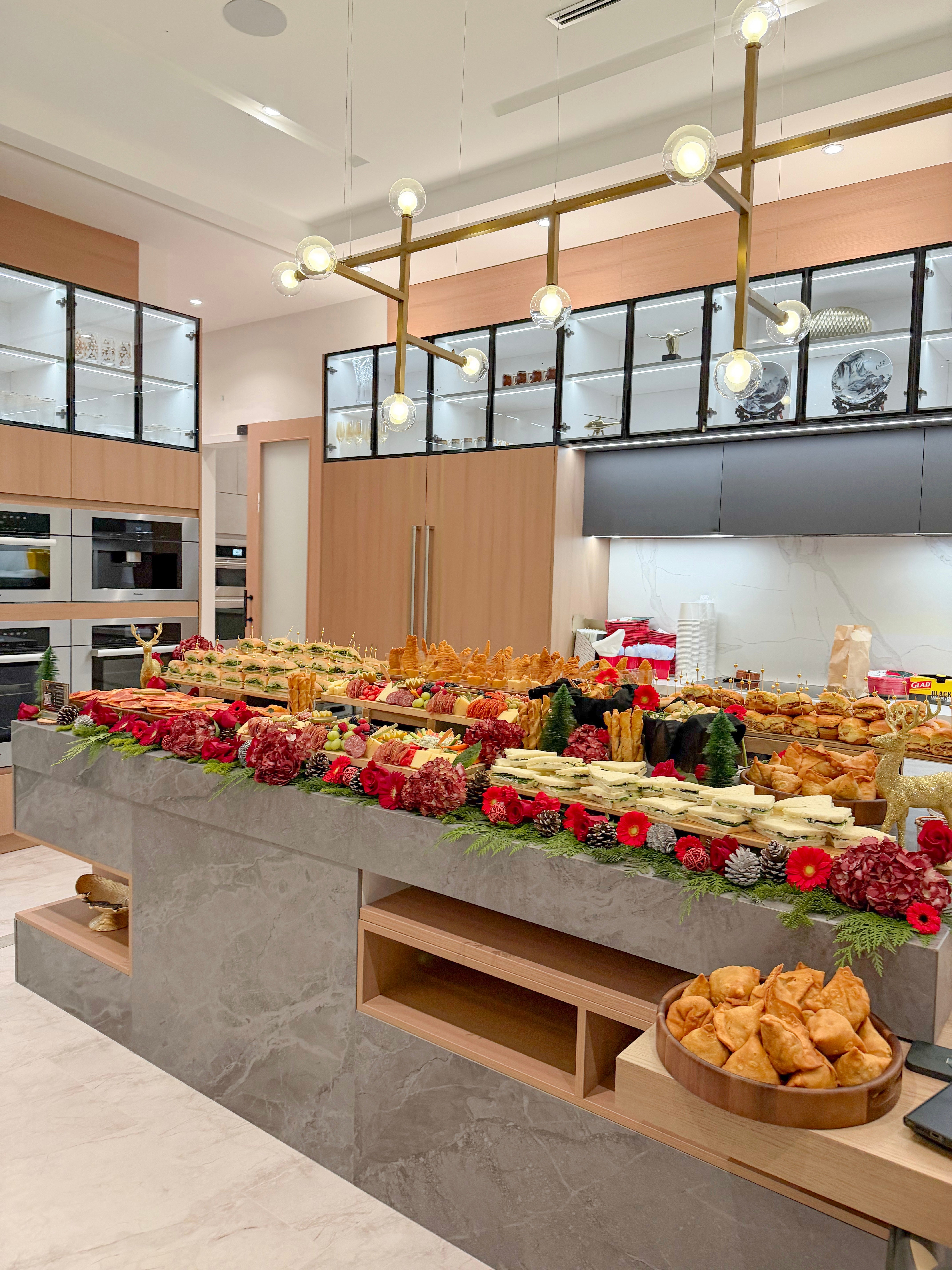 Detail of a luxury grazing table in Vancouver